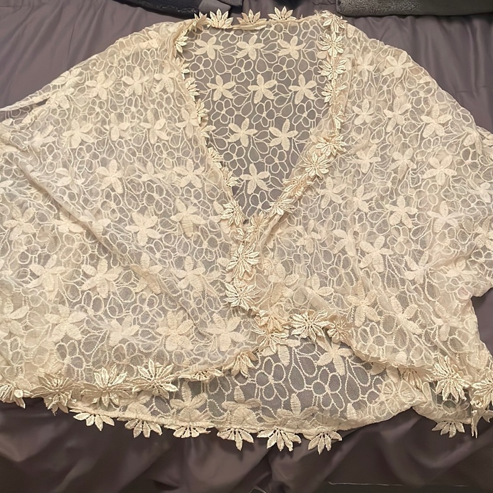 Over sized swim suit cover up